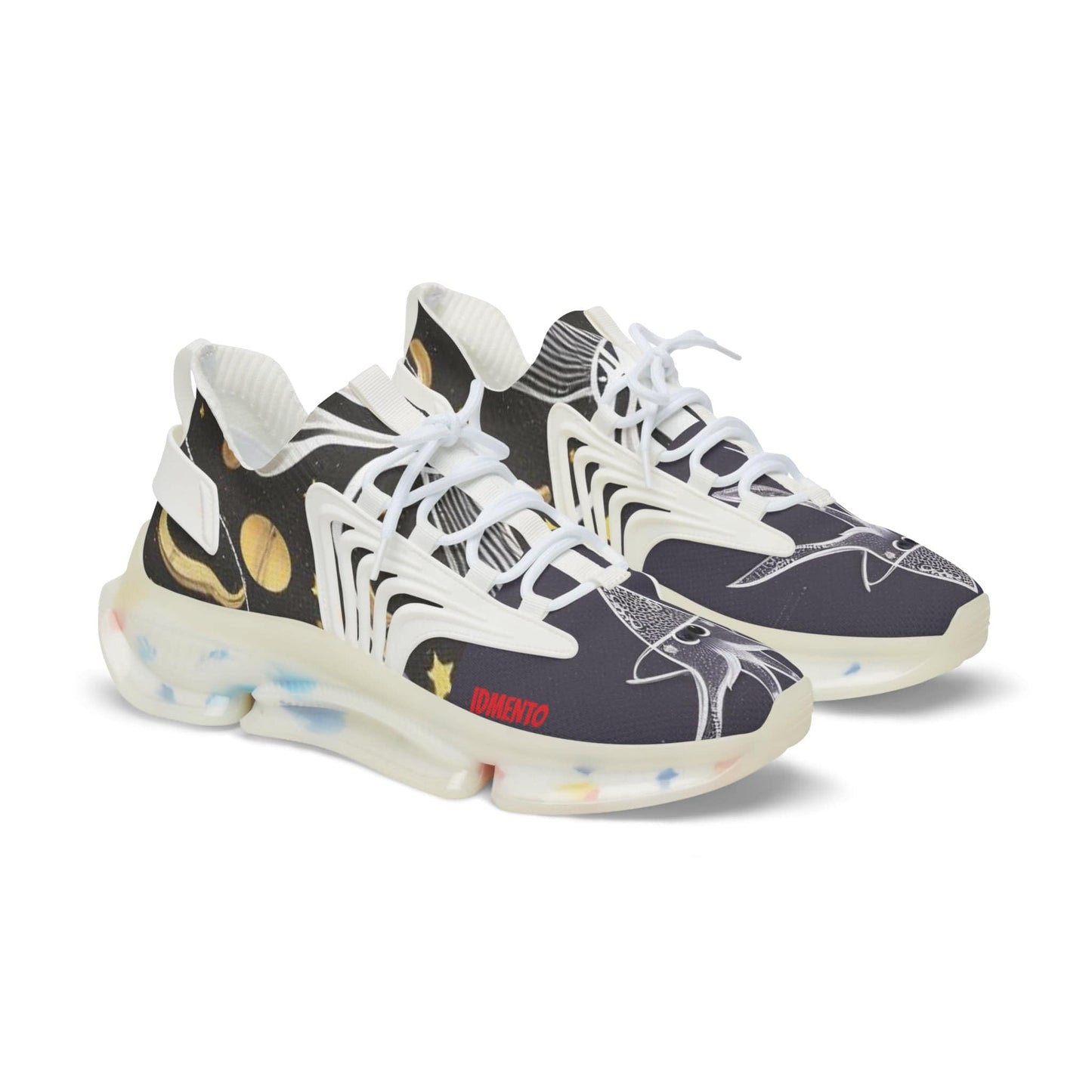 IDMENTO SKS2s Black Mesh Sneakers