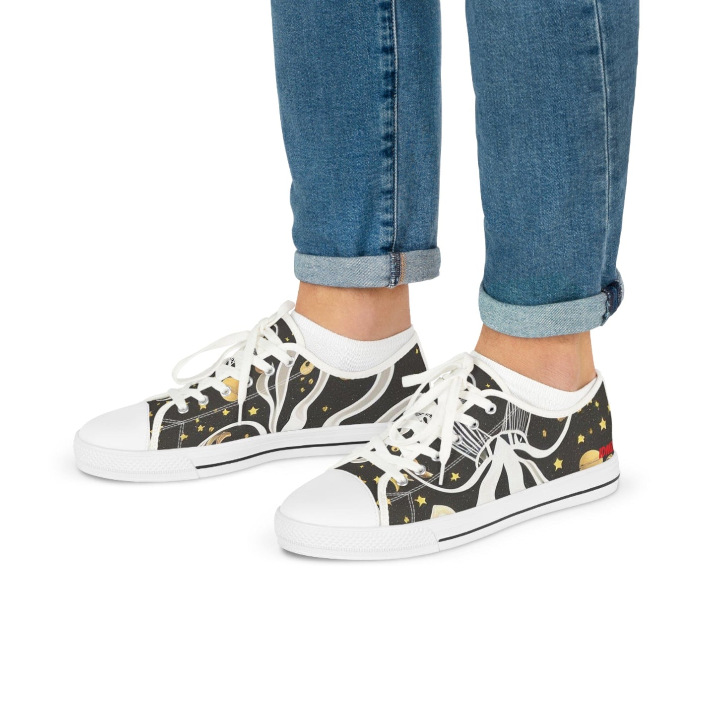 IDMENTO SKL1s Black Low Top Sneakers