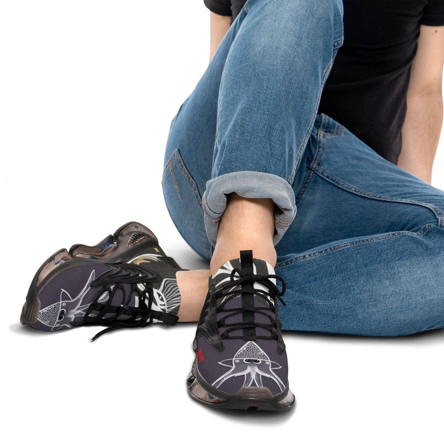 IDMENTO SKS2s Black Mesh Sneakers