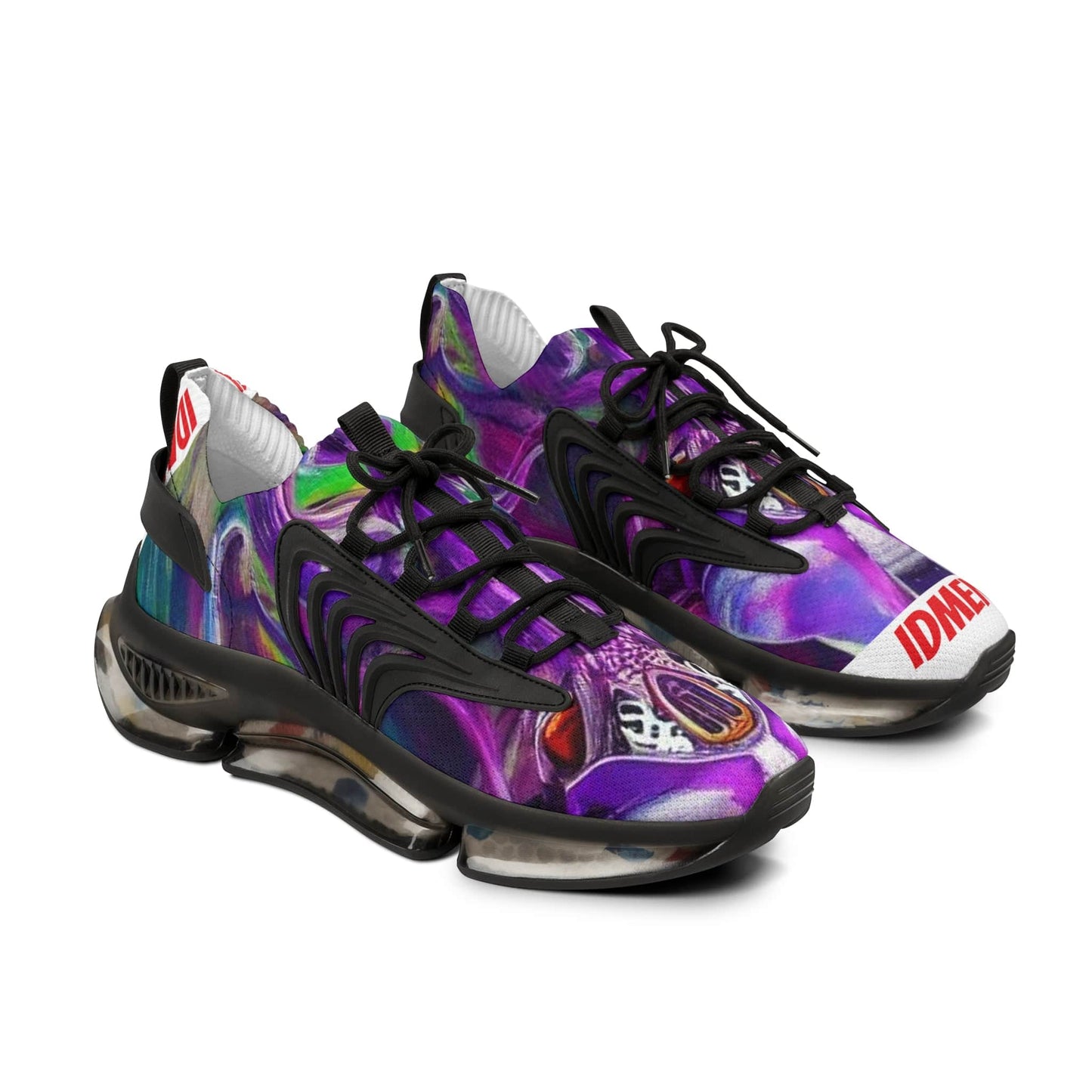 IDMENTO SKS1s Black Mesh Sneakers