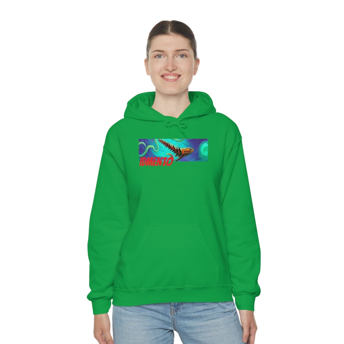 IDMENTO SquidKraken Series H1 Irish-Green Hoodie