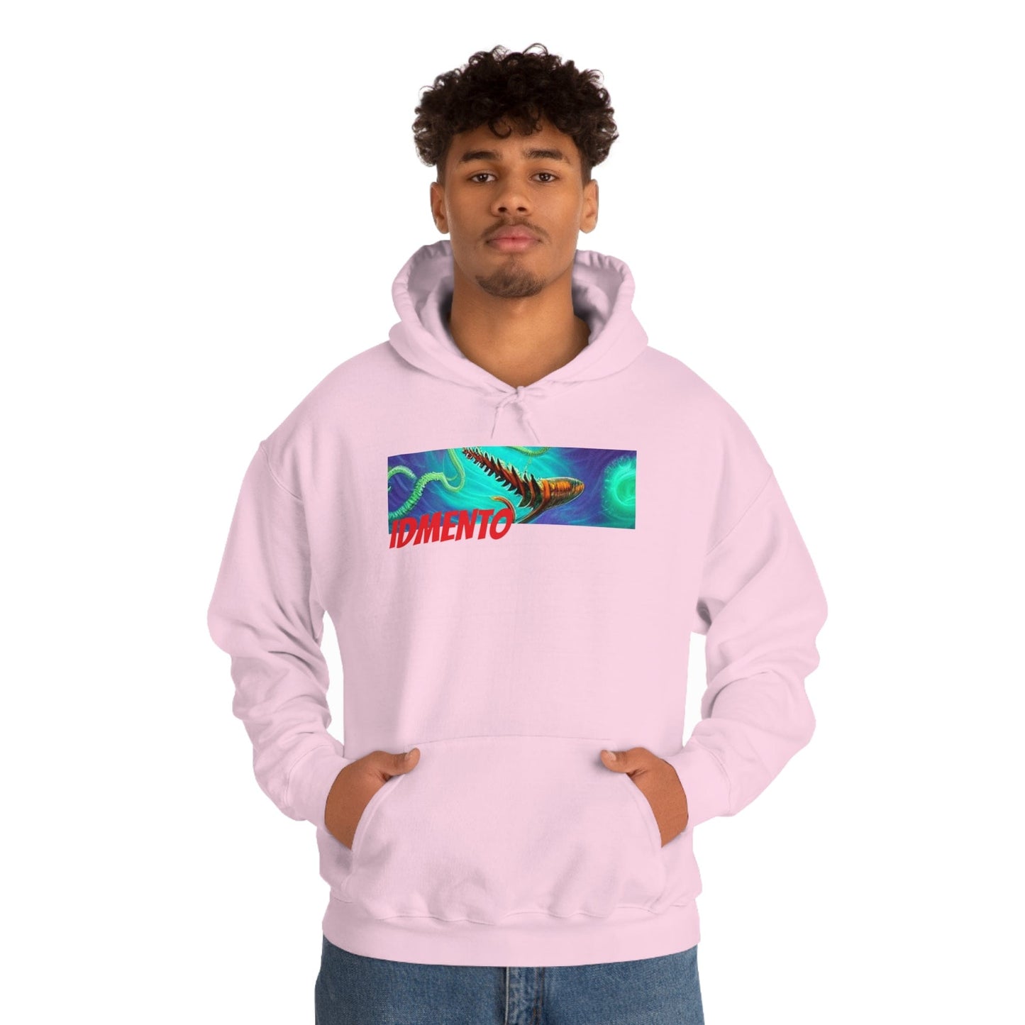 IDMENTO SquidKraken Series H1 Light-Pink Hoodie