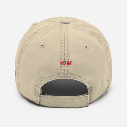 IDMENTO Vater distressed hat.