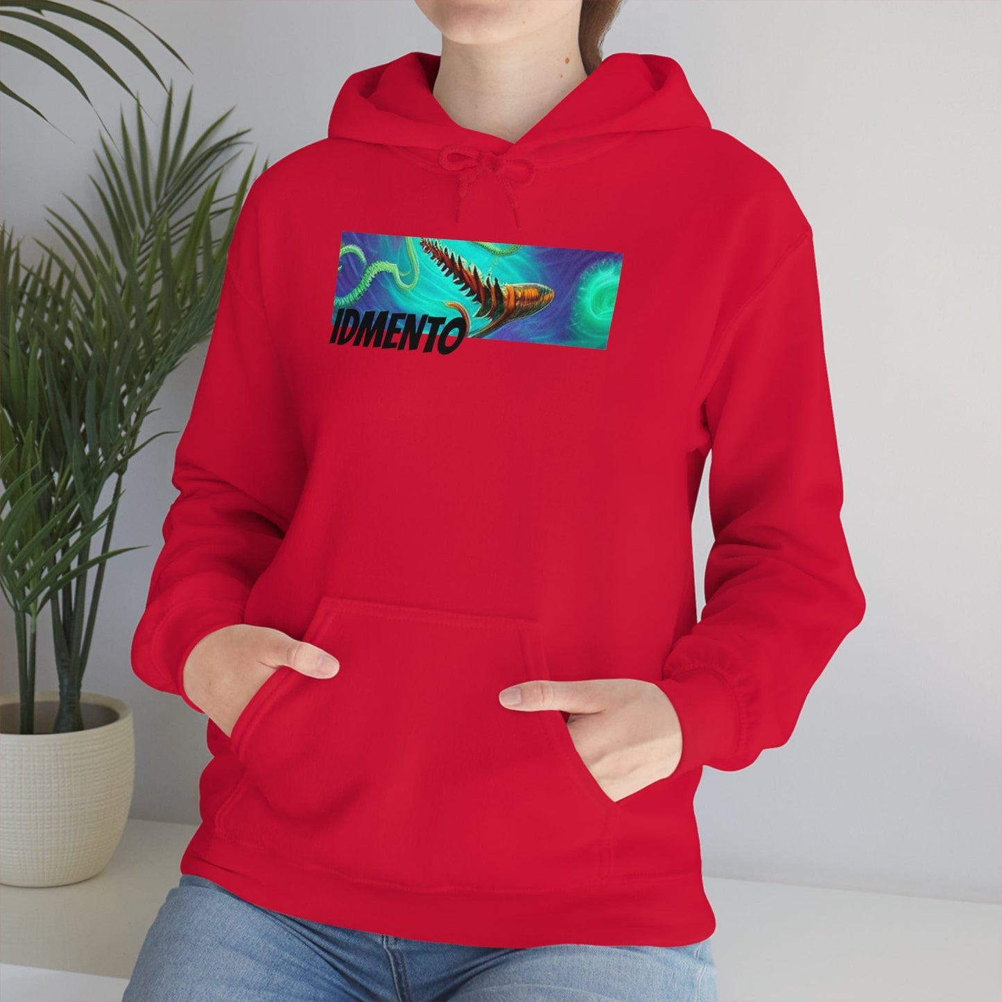 IDMENTO SquidKraken Series H1 Red Hoodie