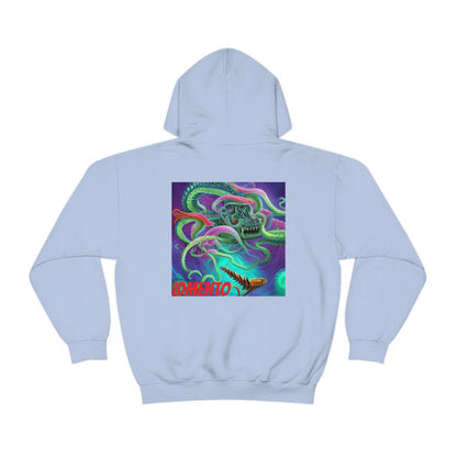 IDMENTO SquidKraken Series H1 Light-Blue Hoodie