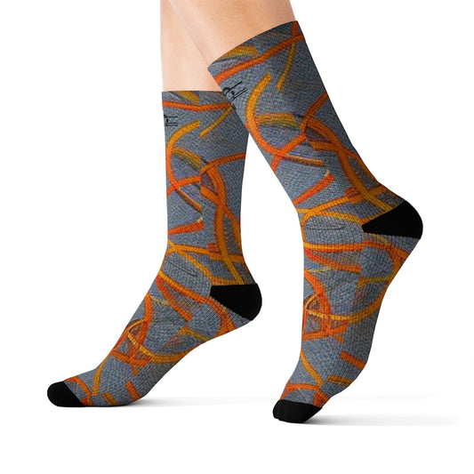 IDMENTO Orange-Cycle Socks