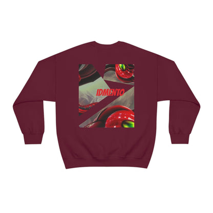 IDMENTO SquidKraken Series Crewneck Sweatshirt M1 Maroon