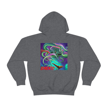 IDMENTO SquidKraken Series H1 Dark-Heather Hoodie