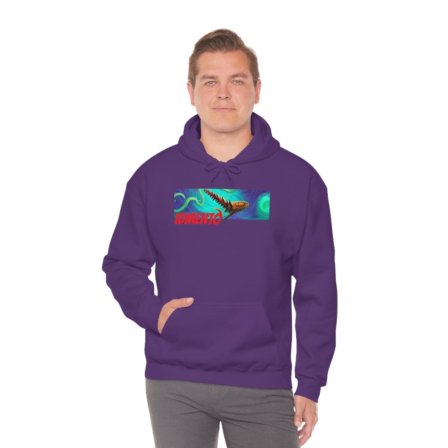 IDMENTO SquidKraken Series H1 Purple Hoodie