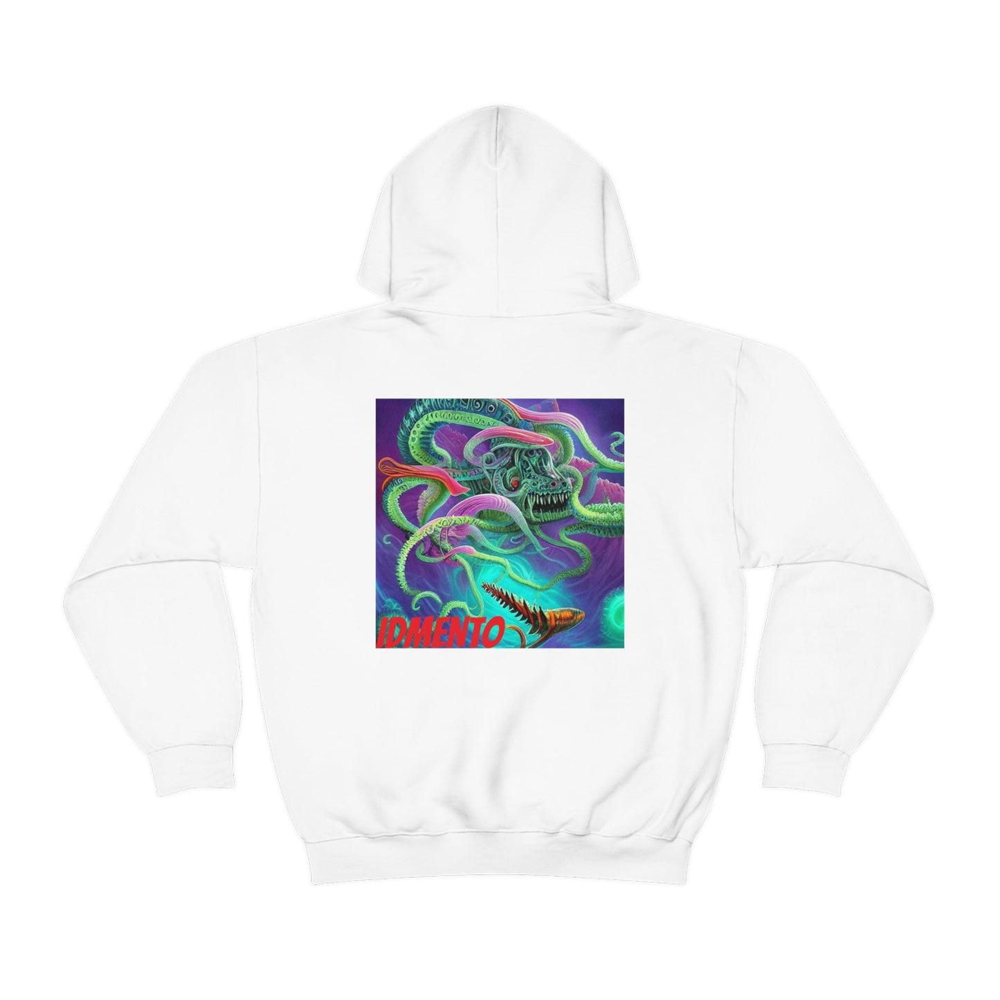 IDMENTO SquidKraken Series H1 White Hoodie