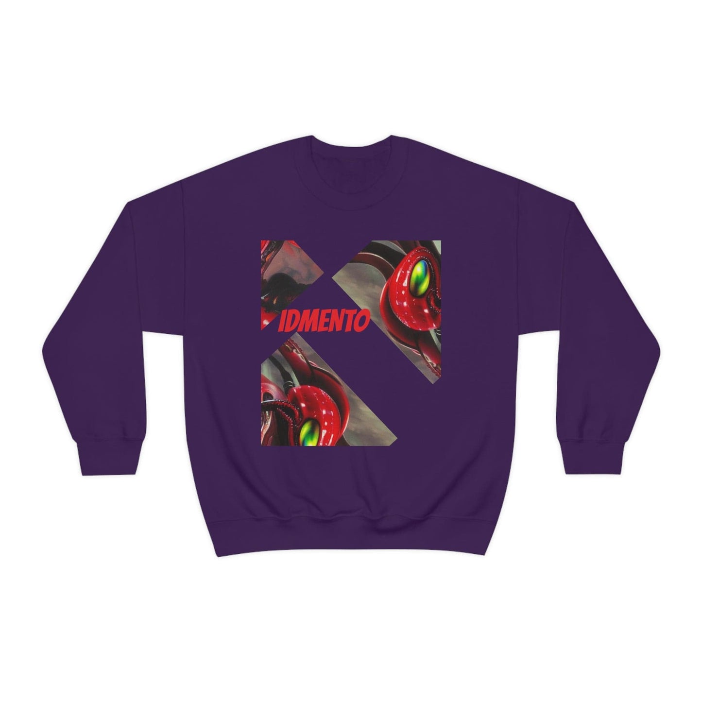 IDMENTO SquidKraken Series Crewneck Sweatshirt M1 Purple