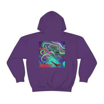 IDMENTO SquidKraken Series H1 Purple Hoodie